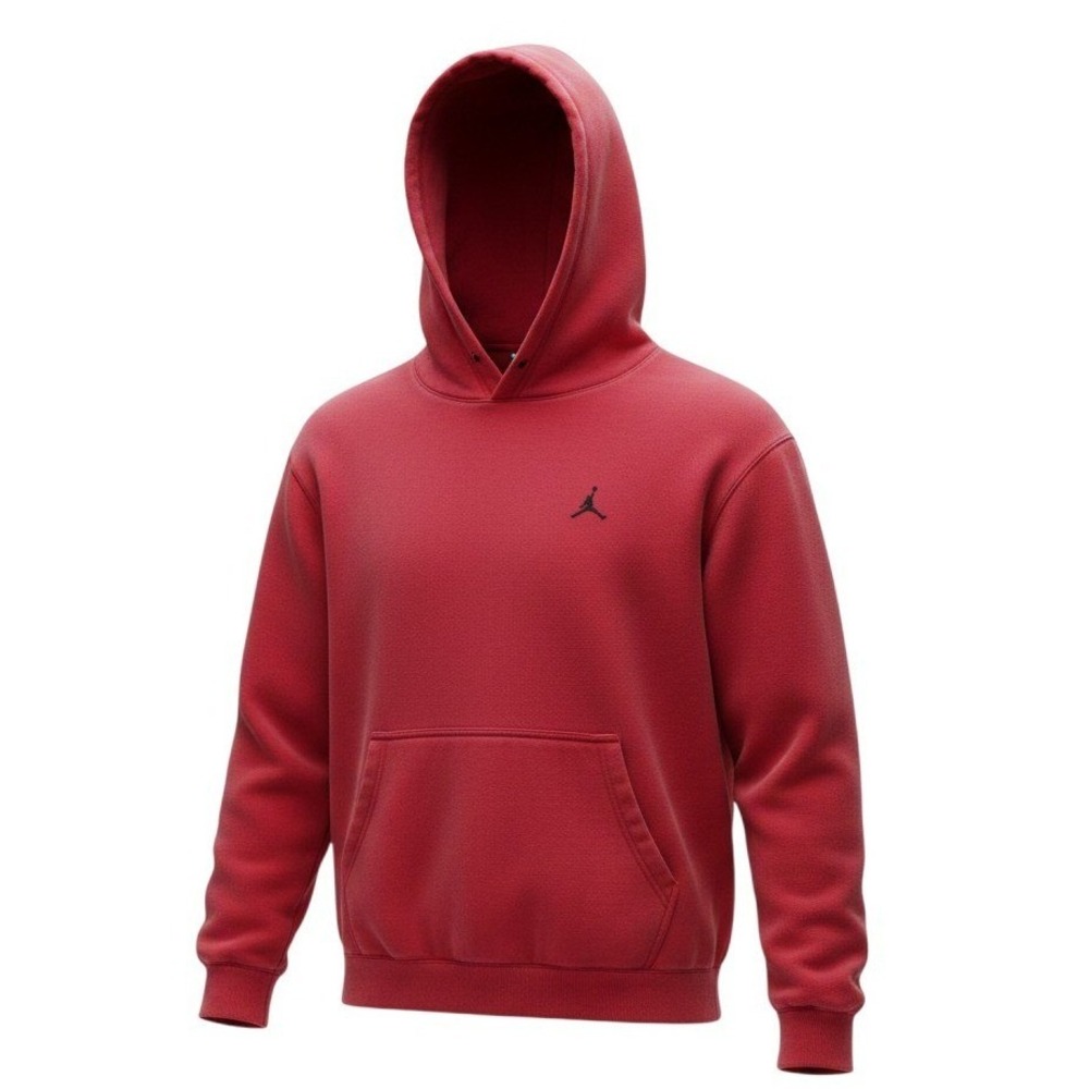 Nike Jordan Red Pullover Hoodie Sweatshirt Mens Size L  ‎   DA9818-687